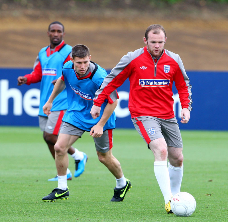 James Milner and Wayne Rooney